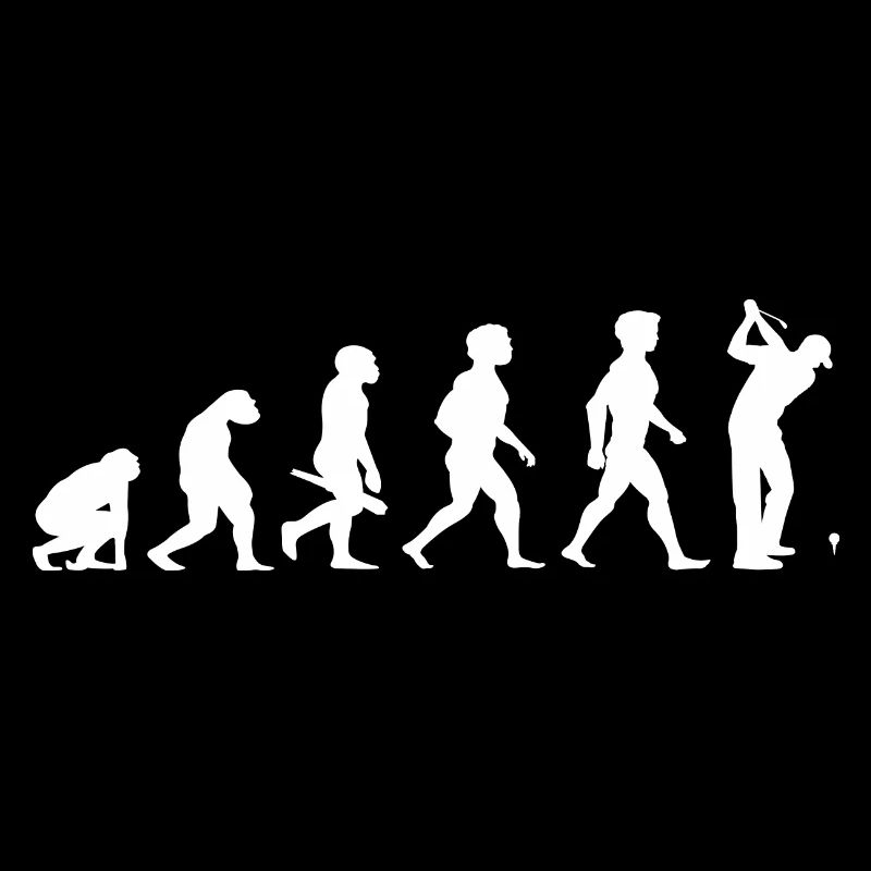 Evolution Golf Golfer Golfspieler Golfplatz