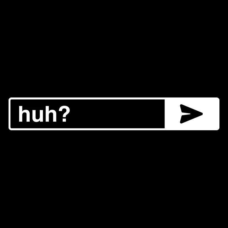 Huh? Meistgestellte Frage (Chat) (Vector)