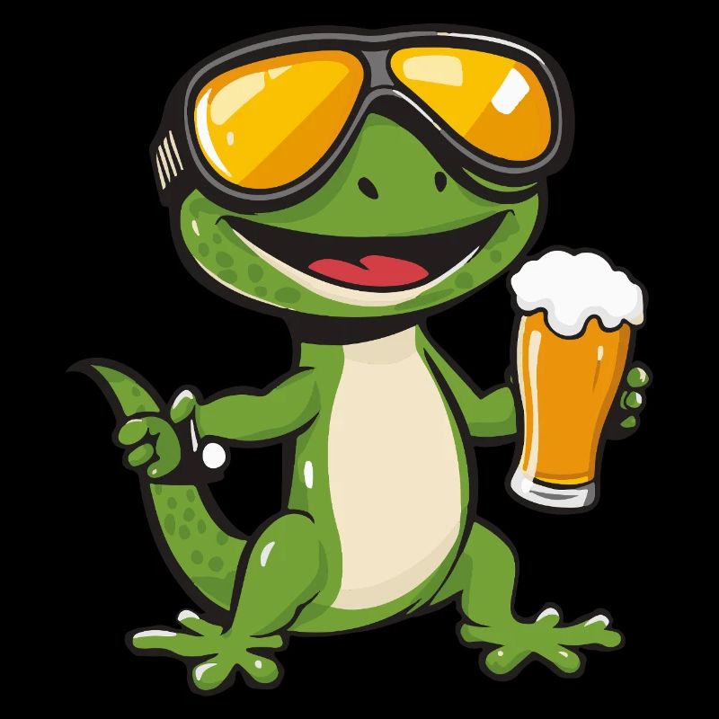 Lizard Après Ski Beer Comic