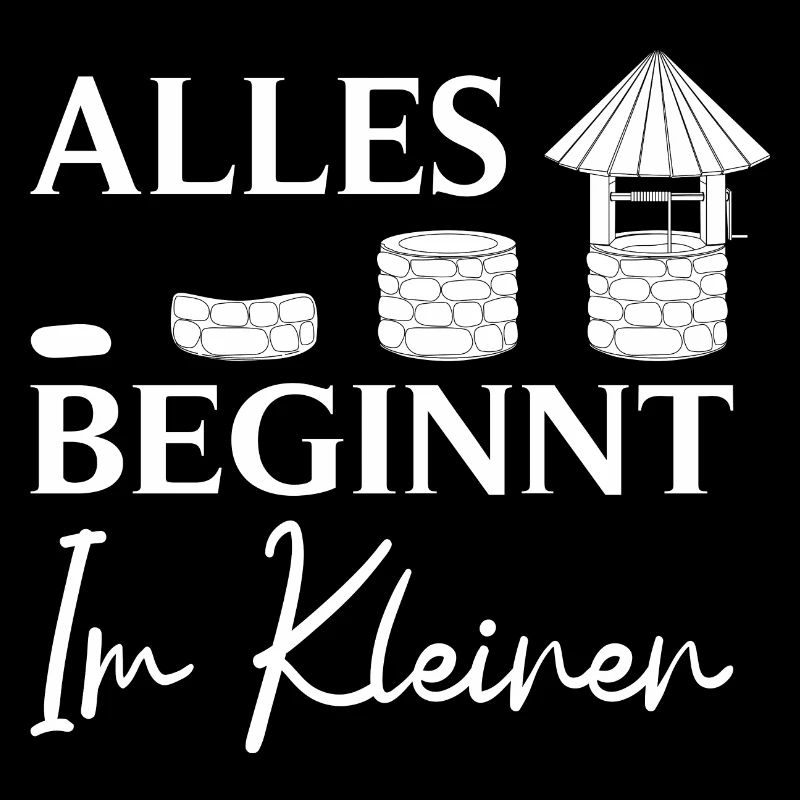 Construction de puits Tout commence dans le constructeur de petits puits