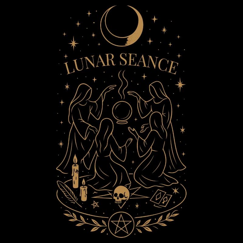Samhain Lunar Séance Witch Moon Ritual Art