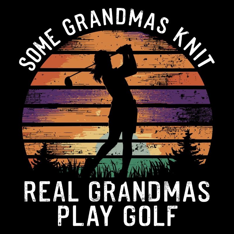 Golfende Großmutter – echte Power!