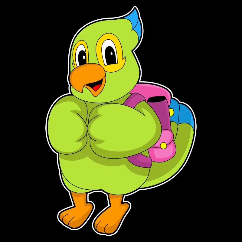 Parrot Student Backpack School