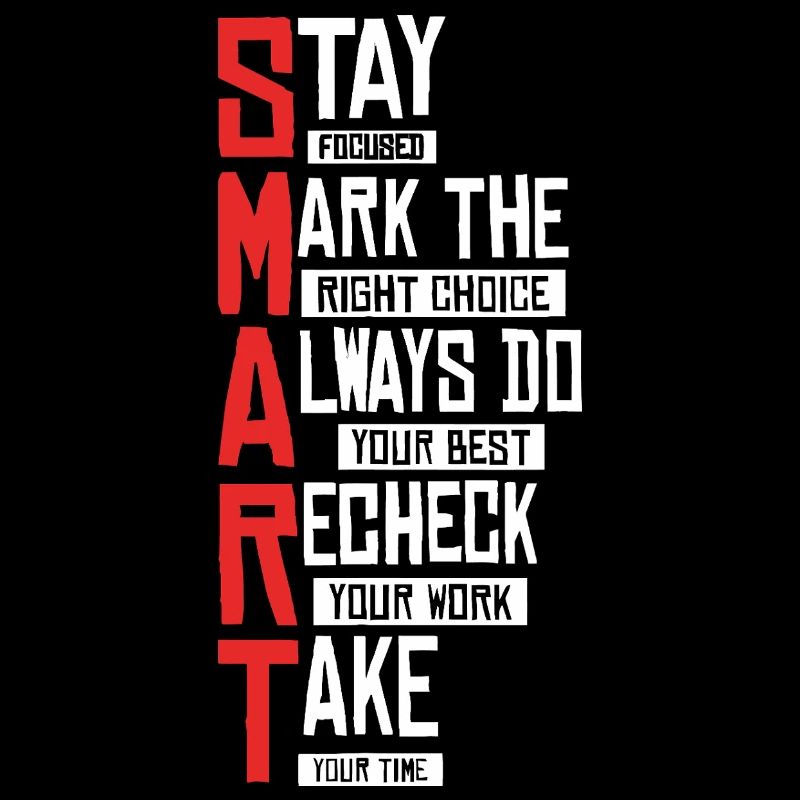 Fettgedruckter SMART Typografie-Stack