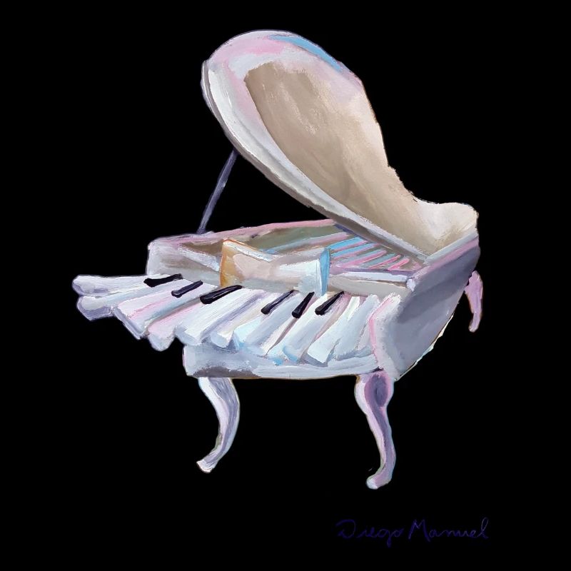 piano blanc