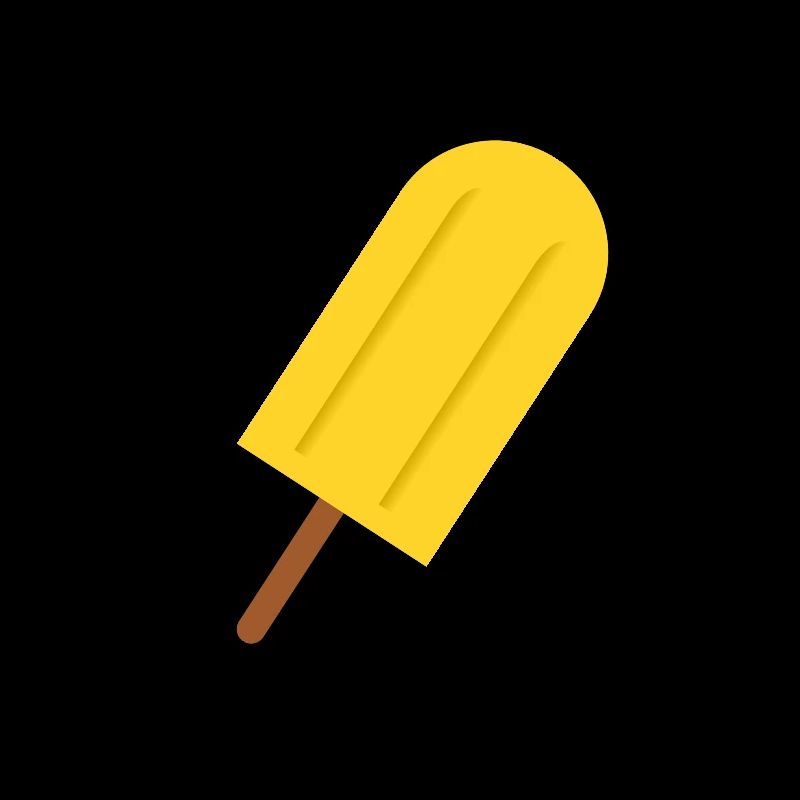 Popsicles dans l'été de style bande dessinée