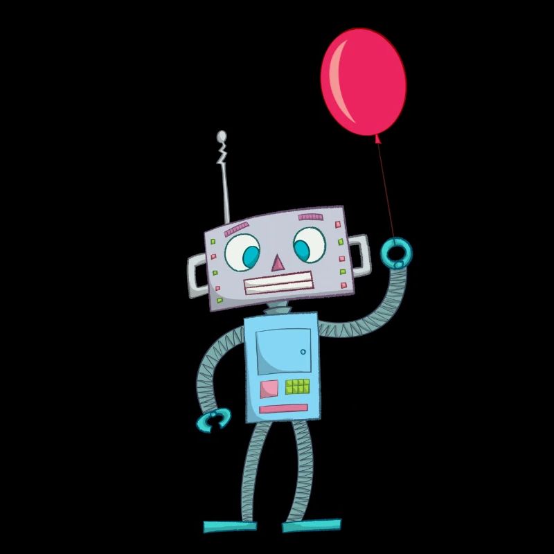 Cute Robot Kids Tees