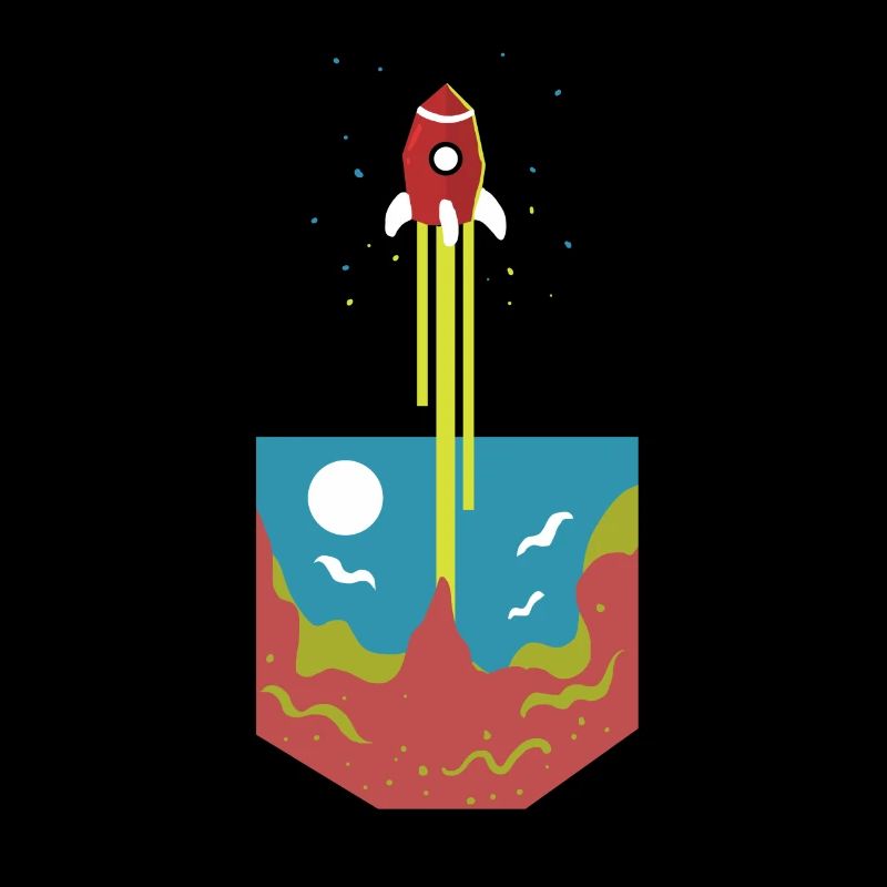 Rocket in the bag Astronaut gift
