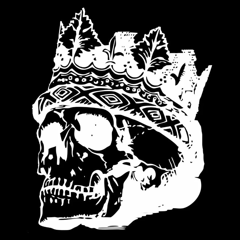 Crâne avec la couronne