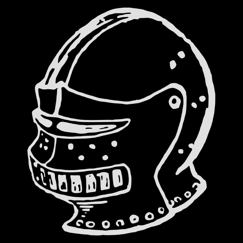 Knight helmet