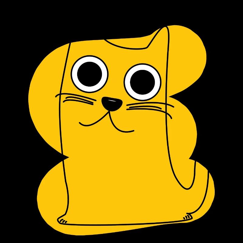 Chat jaune