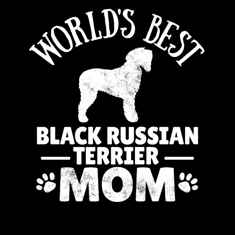 Schwarzer Russe-Terrier-Hundebesitzer Terrier-Mutter-Geschenk