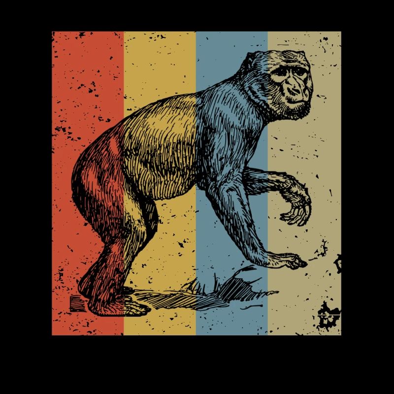 Save the Gorilla - retro birthday gift