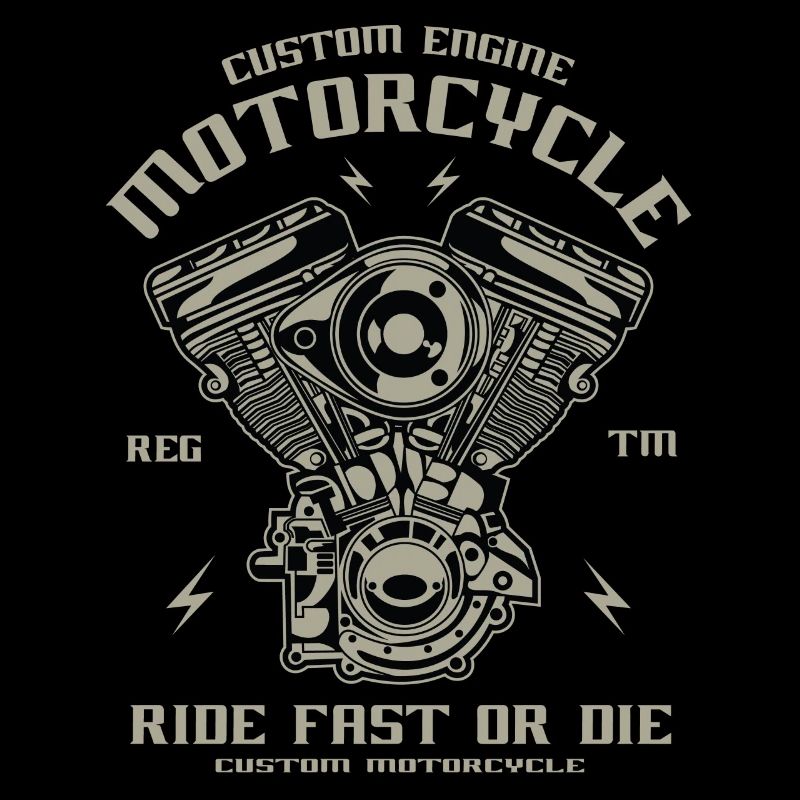 Conversion de moteur de moto Chopper Custom Engine