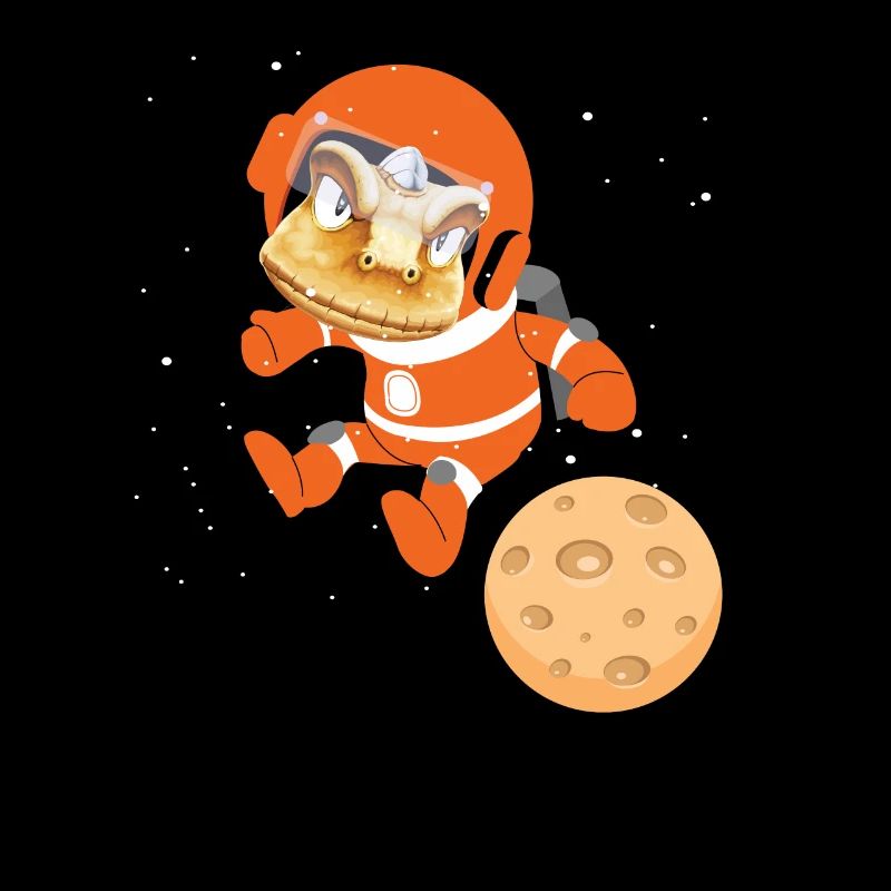 Astronaute de l'espace dinosaure