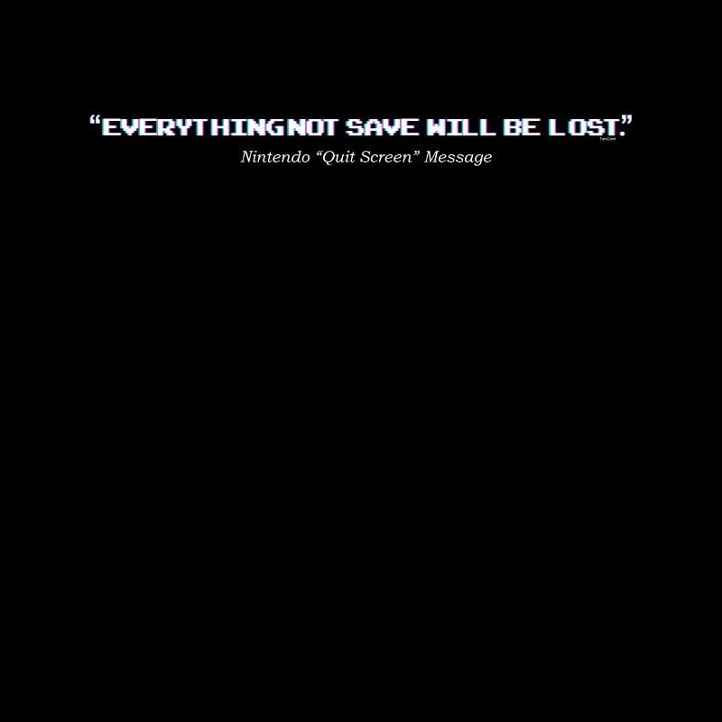 Retro Computer Screen message