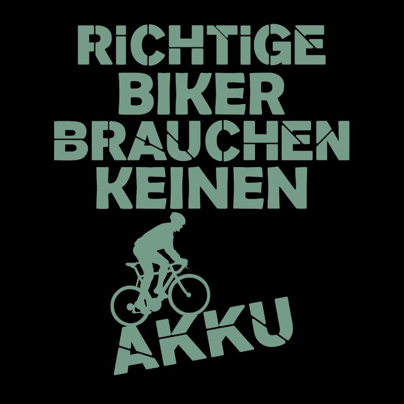 Cyclist without battery