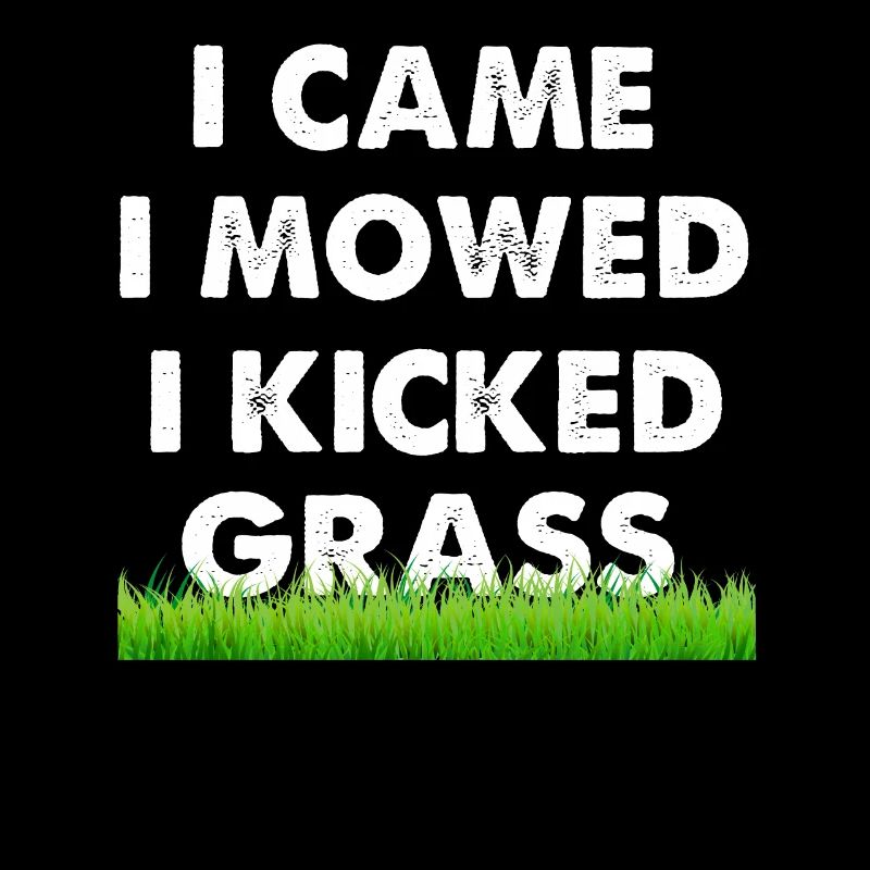 Ich kam ich gemäht ich trat Gras
