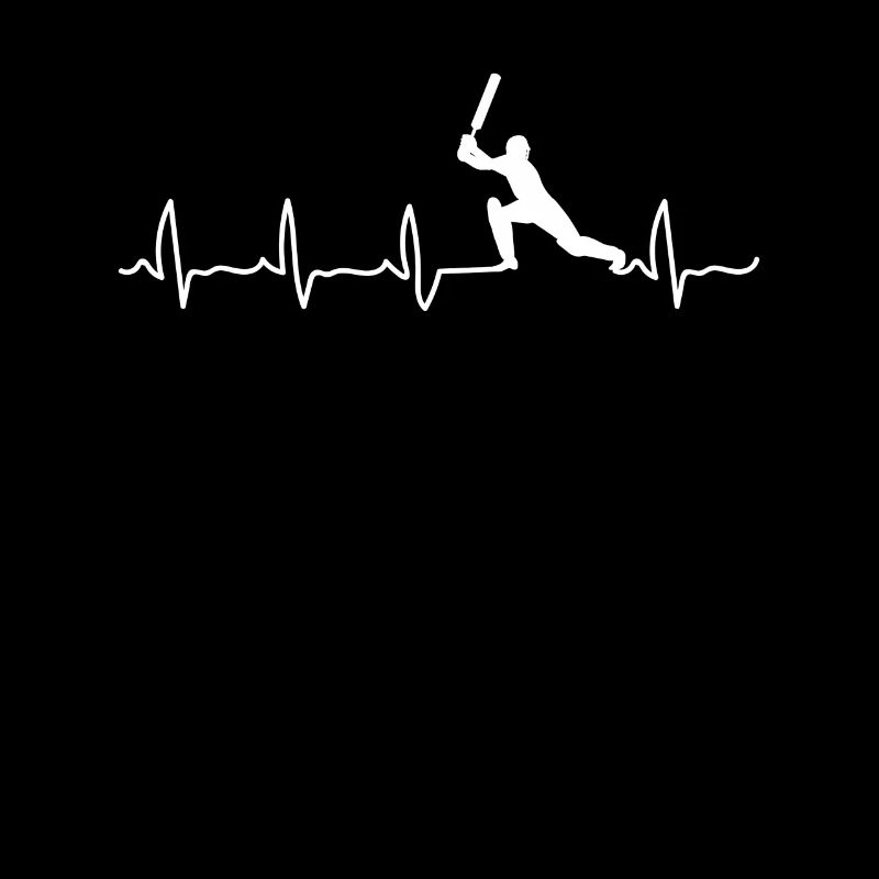 Cricket Player, Cricket Heartbeat, Cricket Player Gift