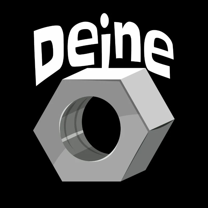 Deine Mutter Schraubenmutter Schlosser Handwerker