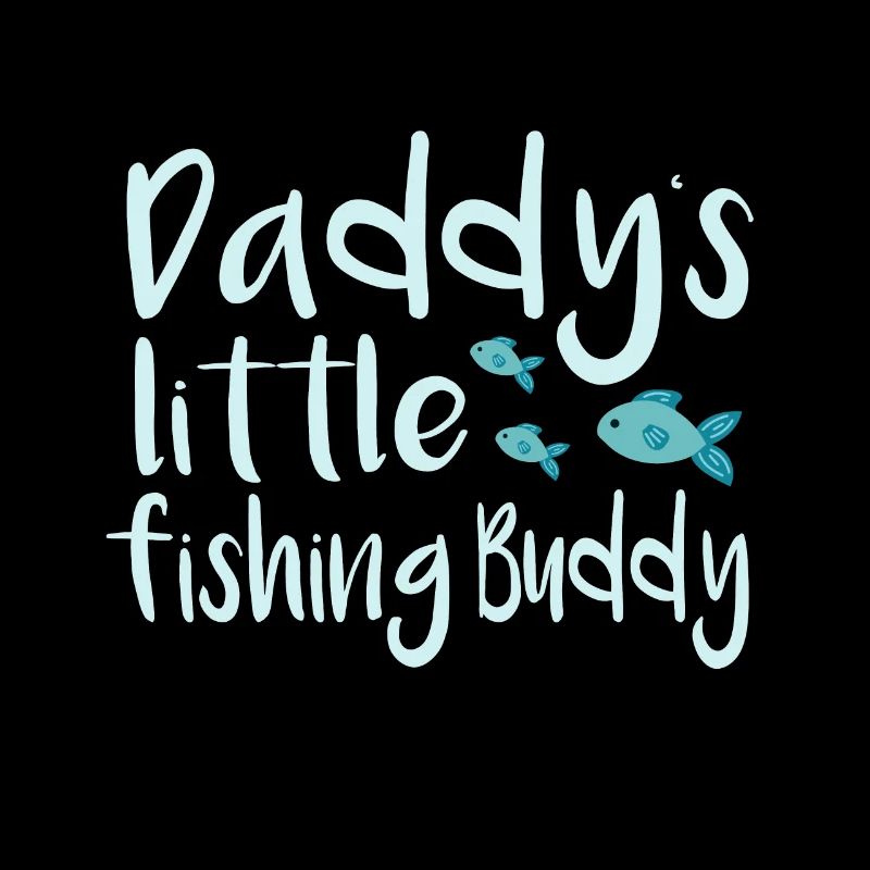 Bébé pêche papa