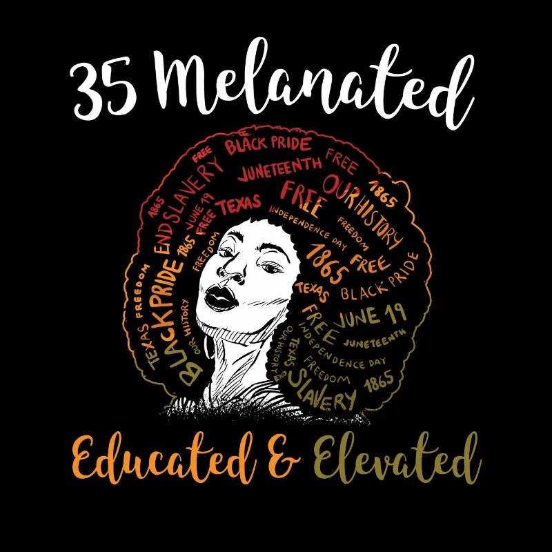 35 Mélanés éduqués et élevés Juneteenth