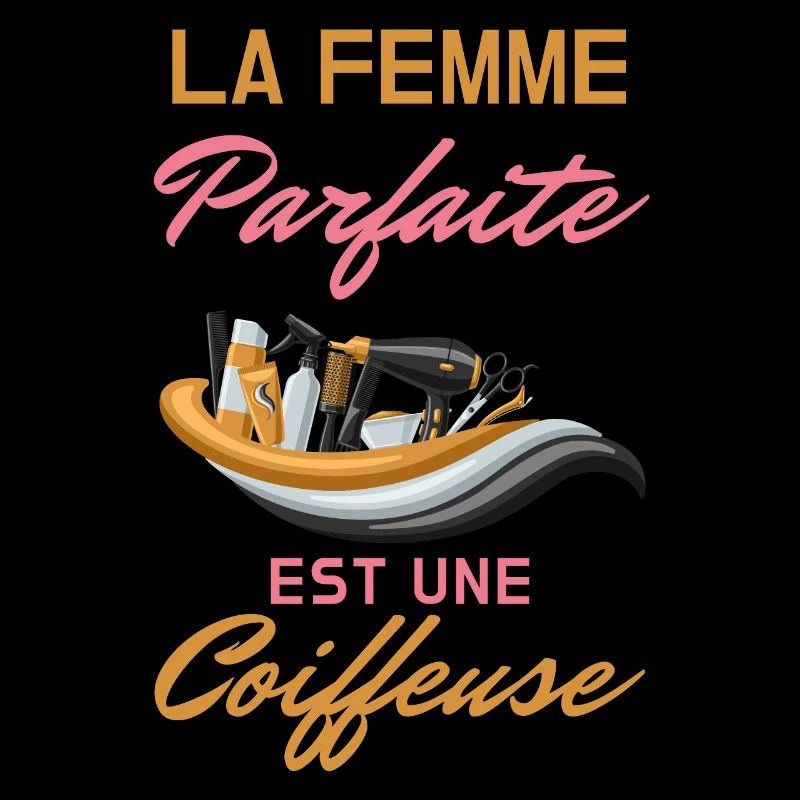 Femme parfaite est coiffeuse