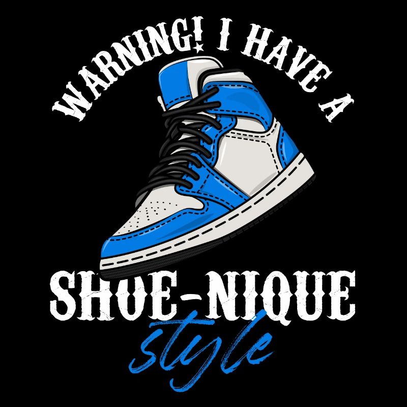 Avertissement! J’ai des baskets de style chaussure
