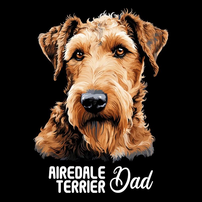 Hund Airedale Terrier