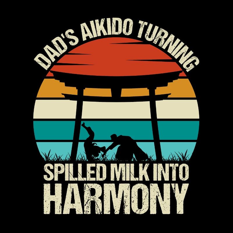 L’aïkido de papa transforme le lait renversé en harmonie