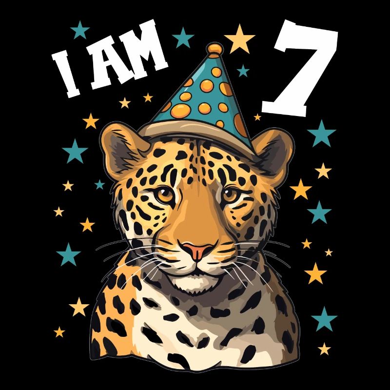 J’ai 7 ans Léopard Léopard 7ème anniversaire