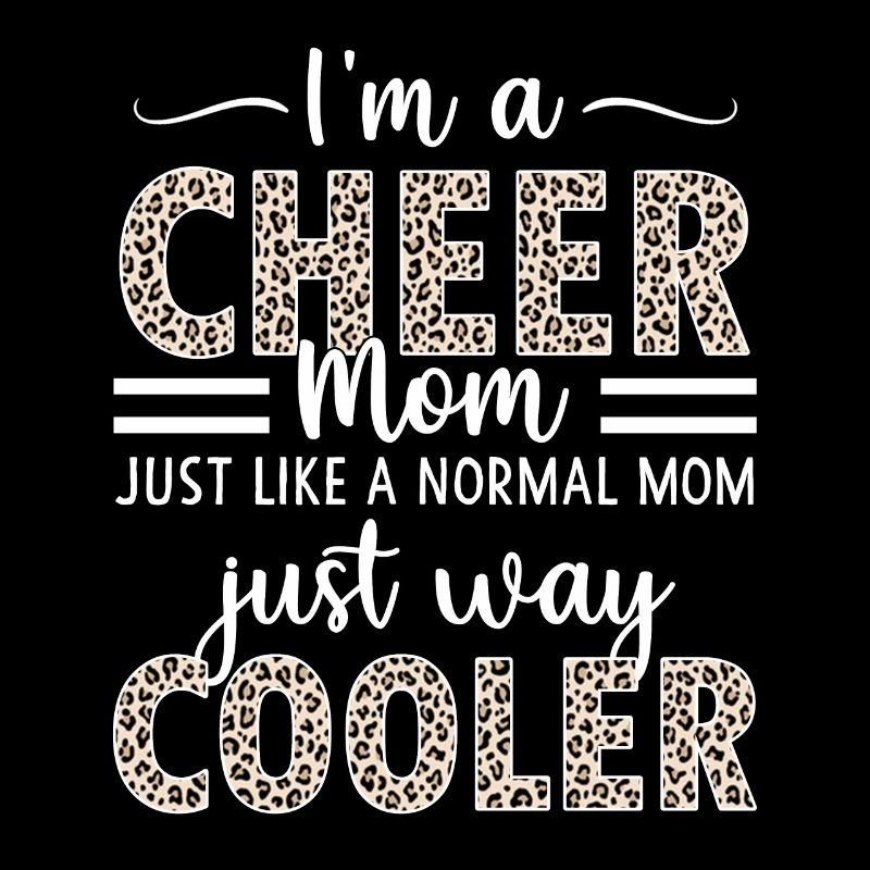 Cheerleading Mutter Leopard Gepard Cheer Mama