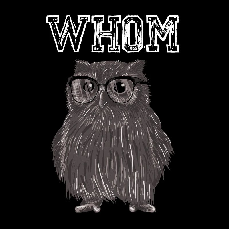 Eule Mit Brille, Die Grammatik Hoot Nächtlicher Spaß