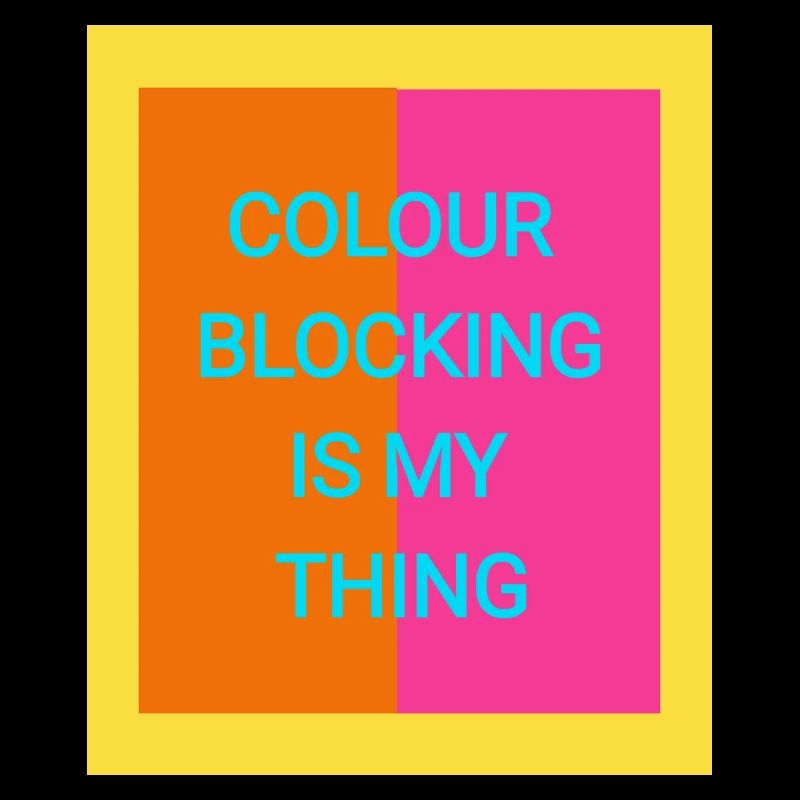 colour blocking