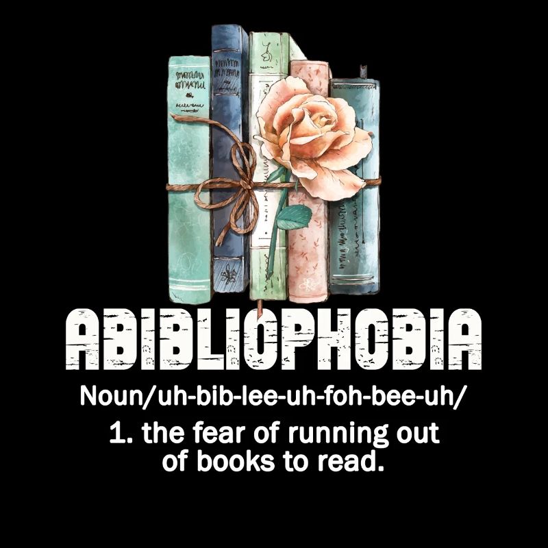 Abibliophobie Bücherwurm Lesebücher