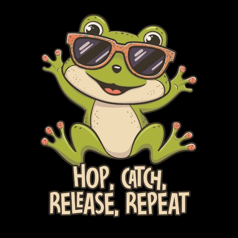 Hop Catch Release Repeat Frog Humor