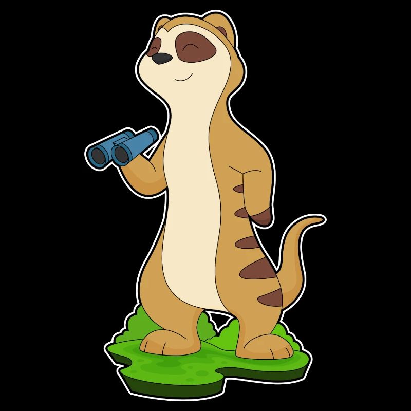 Erdmännchen Fernglas