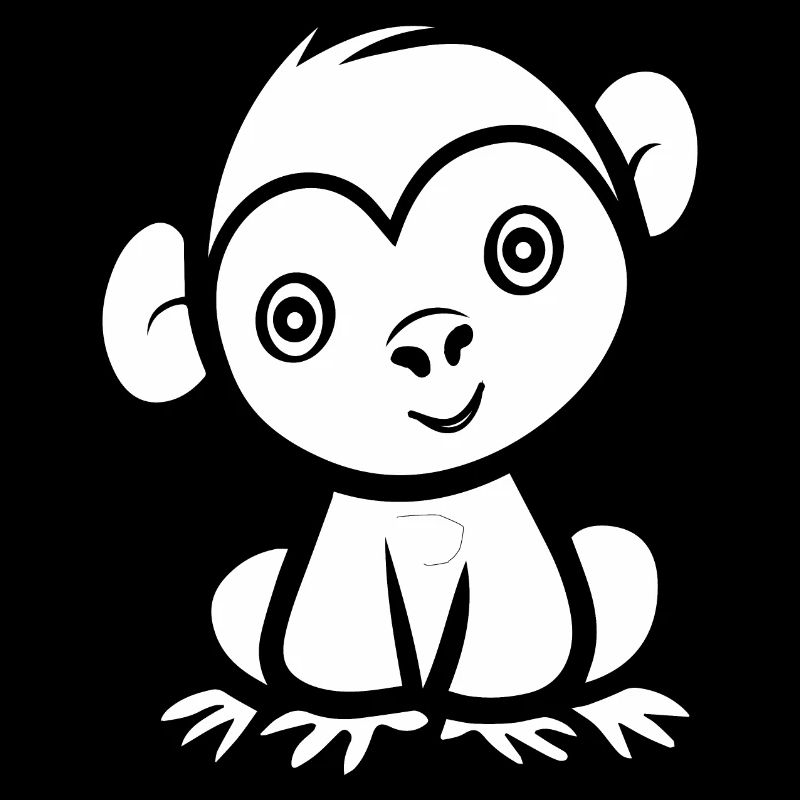 Bébé singe jungle