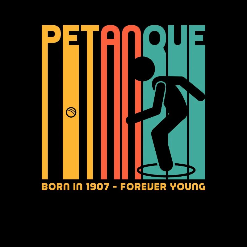 Petanque. Nee en 1907. Fans de pétanque