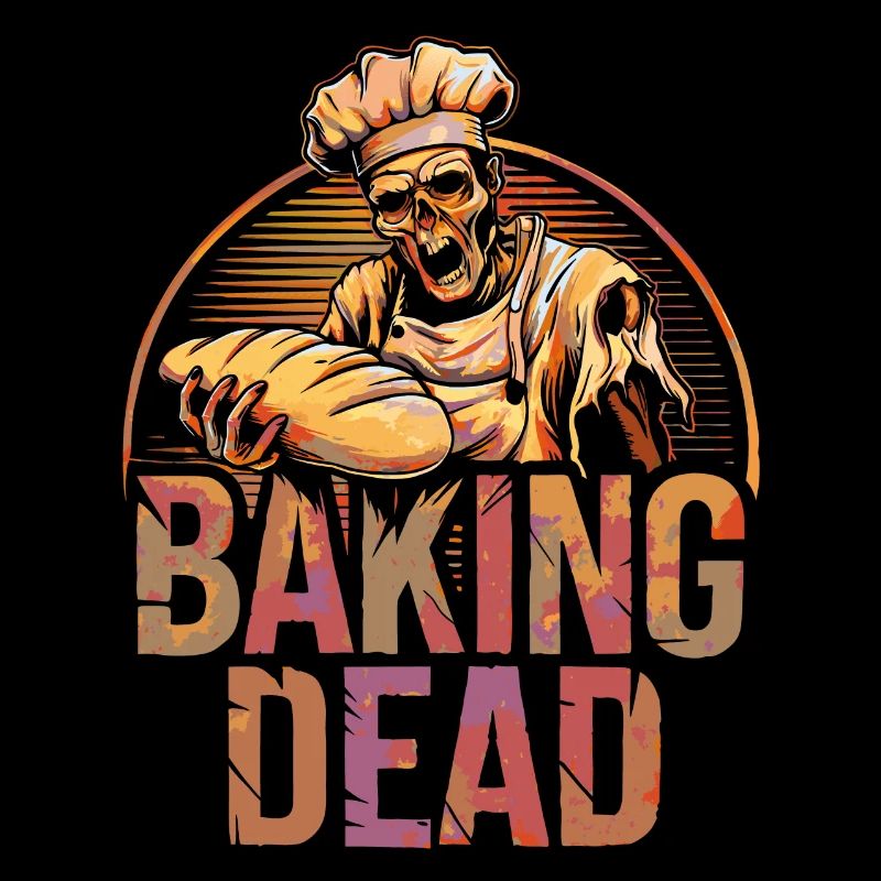 Baking Dead Zombie Bäcker gruseliger Bäcker