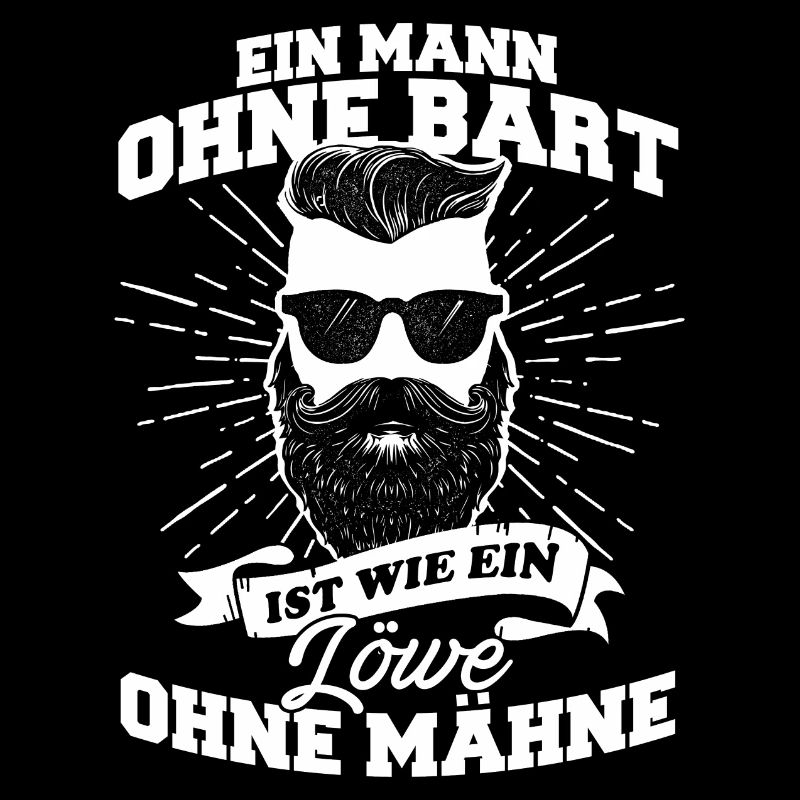 Mann Bart Löwe Vollbart