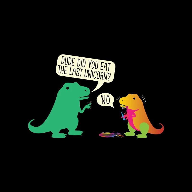 Letztes Einhorn T-Rex