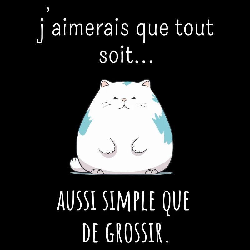J'aimerais que tout soit simple que de grossir