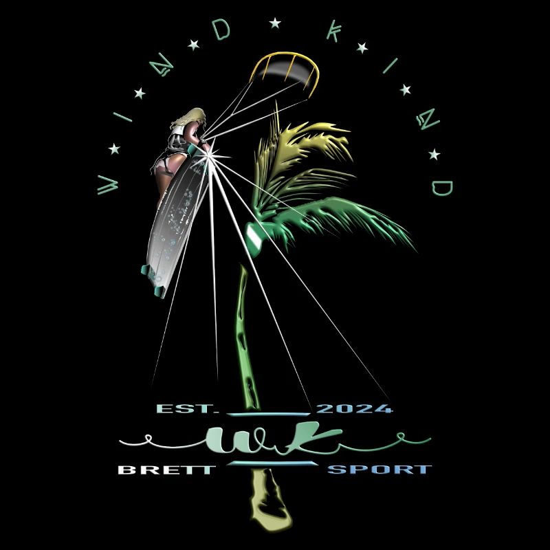 Kitesurfer Palme