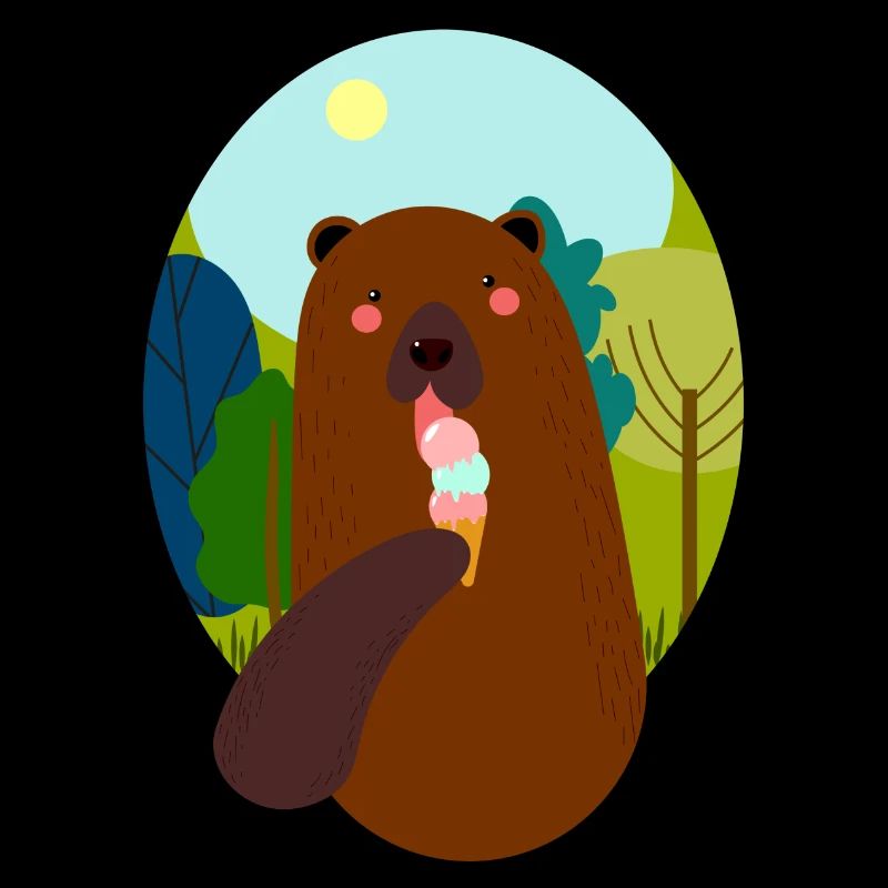 Bär mit Eis
