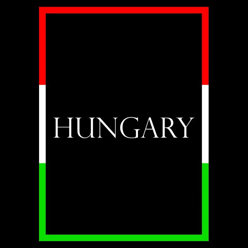 Hongrie, Hongrie Lettrage de déclaration avec drapeau