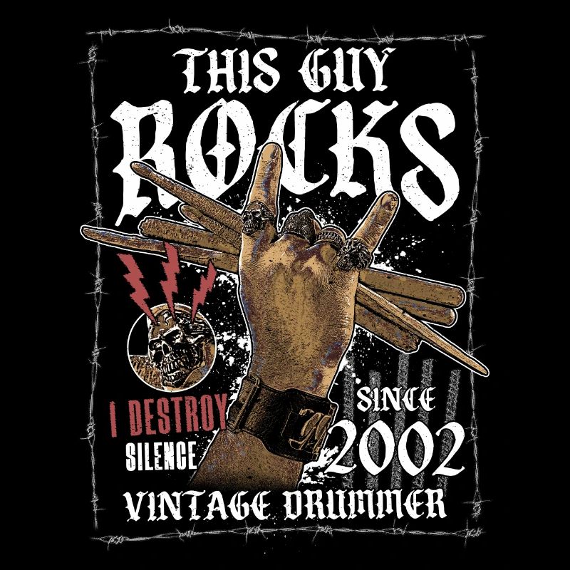 2002Vintage Drums Drummer Birthday