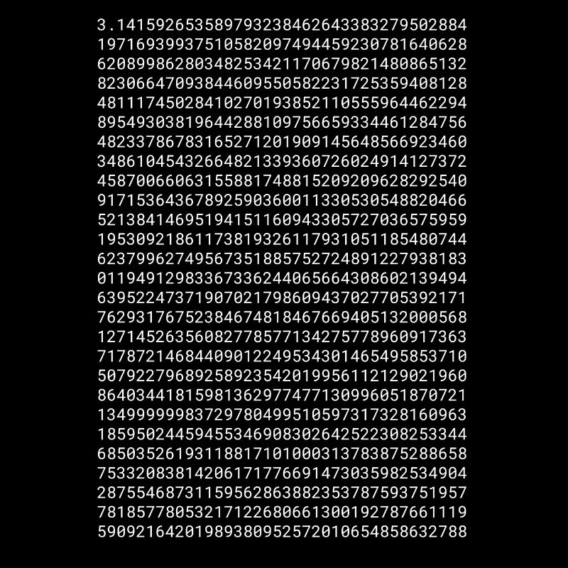 pi digits