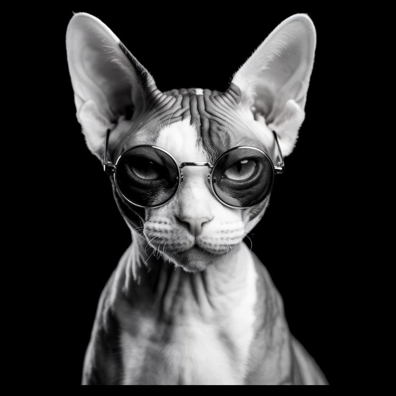 Sphynx peu impressionné