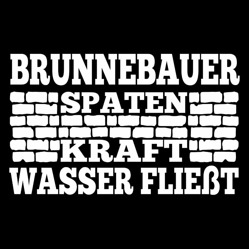 Well construction spade power water flows well builder